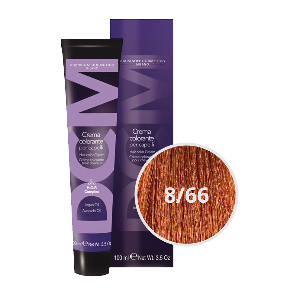 DCM - HAIR COLOR CREAM 8/66 - INTENS KOPER LICHTBLOND 100 ML